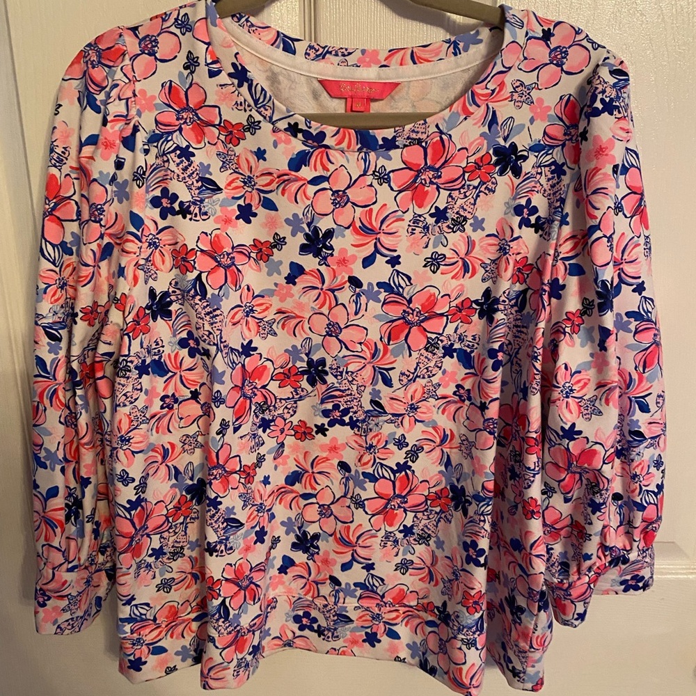 Lilly Pulitzer long sleeve sweatshirt.